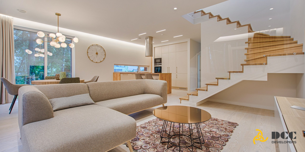 Stylish apartment interior with city view for Pakistan real estate buyers