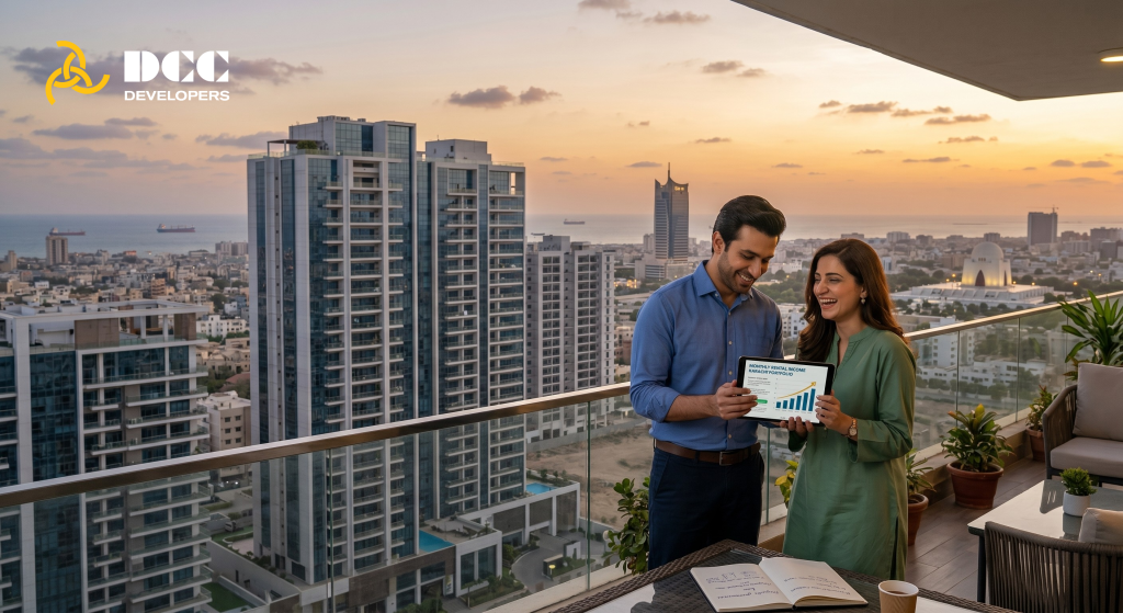 Modern apartment investment in Karachi for passive income