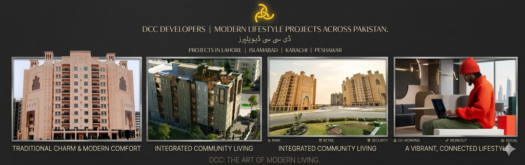 Modern lifestyle project by DCC Developers in Pakistan