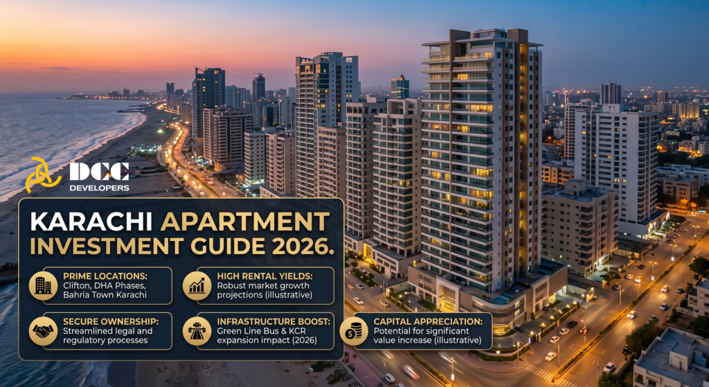 Benefits of buying property in Karachi showing long-term investment and property ownership advantages