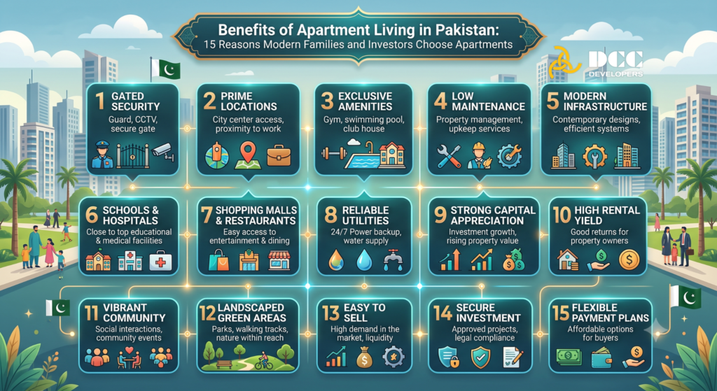 Apartment in a prime location with easy access to schools, hospitals, and business districts