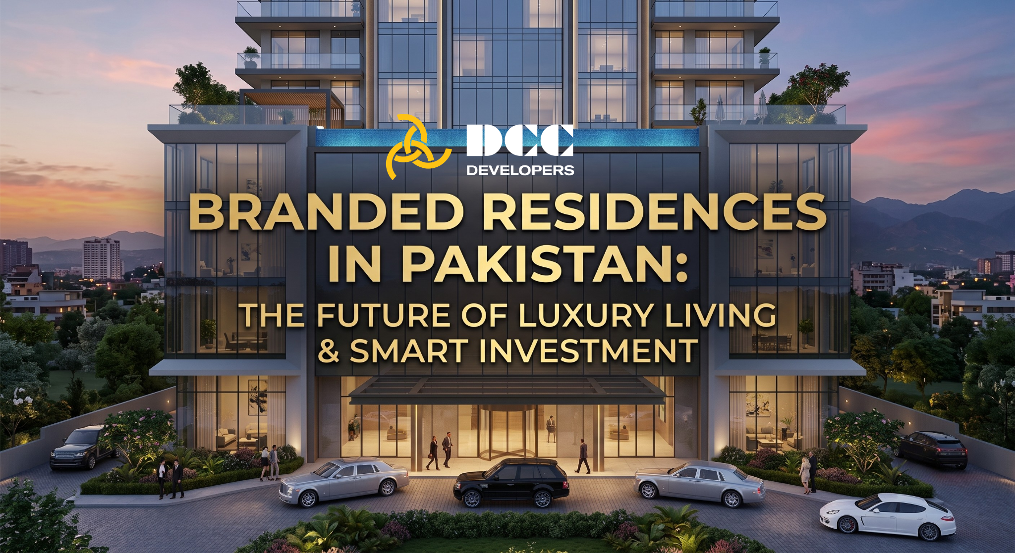 Branded Residences in Pakistan featuring luxury apartments with modern architecture and premium living